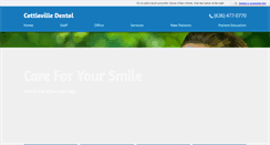 Desktop Screenshot of cottlevilledental.com
